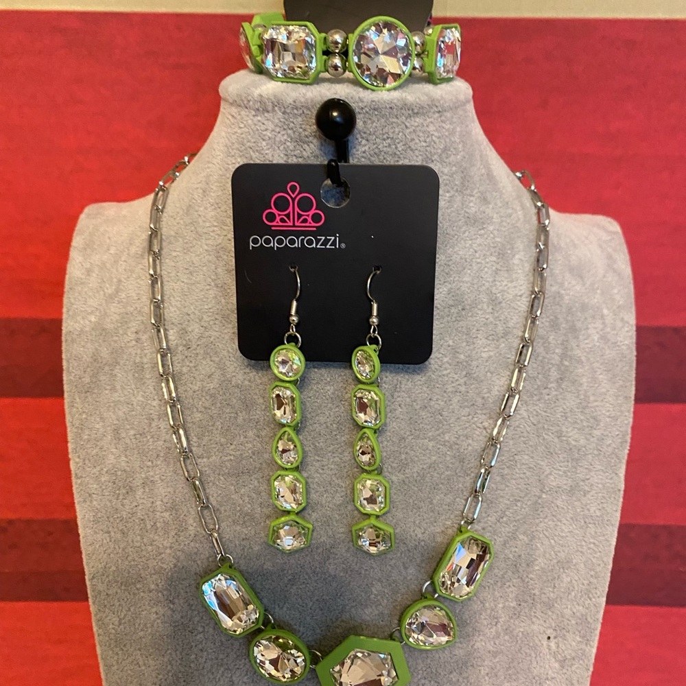 3 piece green set